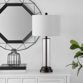 Safavieh Cassian TBL4253B Clear / Bronze Lamp Room Scene Off Feature
