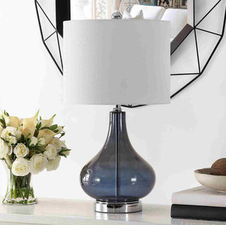 Safavieh Brooks TBL4254B Blue Lamp Room Scene Off Feature