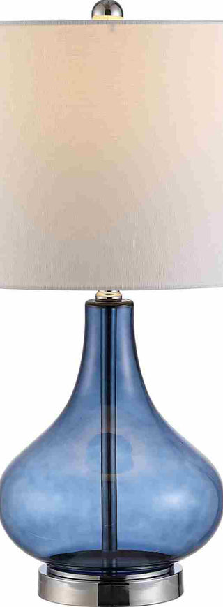 Safavieh Brooks TBL4254B Blue Lamp Main On