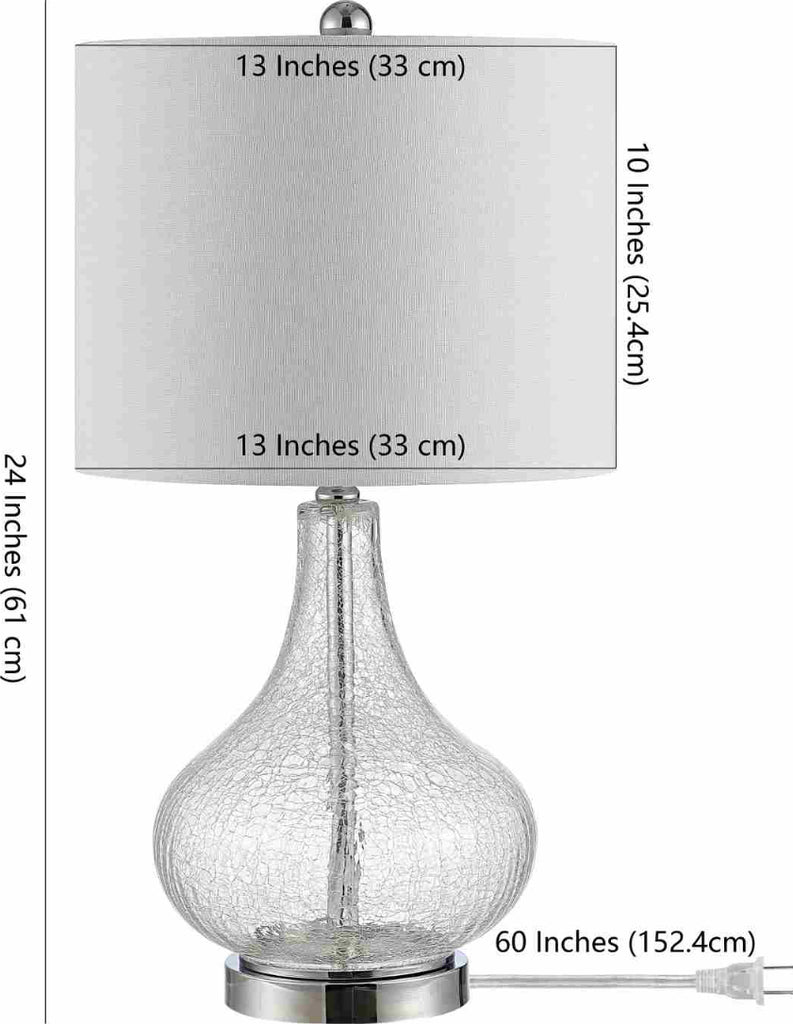 Safavieh Brooks TBL4254C Clear Lamp main image