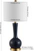 Safavieh Gaetna TBL4255A Navy Lamp main image