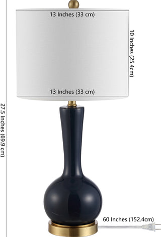 Safavieh Gaetna TBL4255A Navy Lamp main image