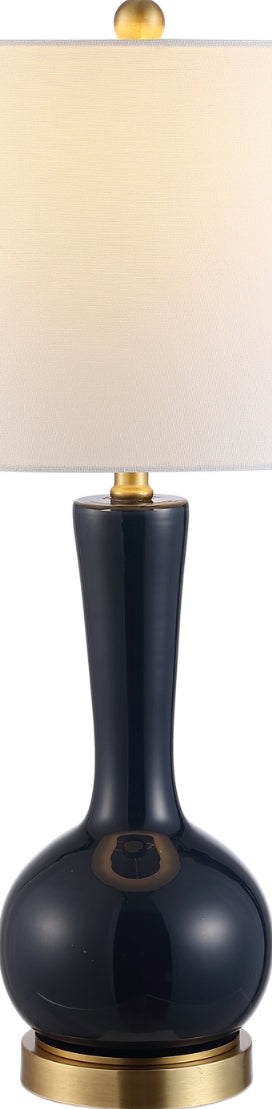 Safavieh Gaetna TBL4255A Navy Lamp Main On