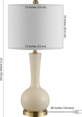 Safavieh Gaetna TBL4255C Ivory Lamp main image