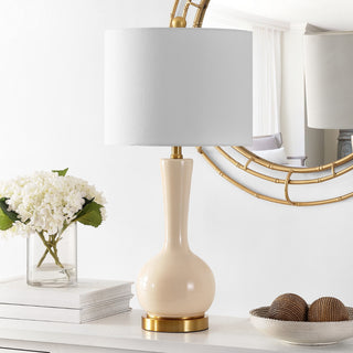 Safavieh Gaetna TBL4255C Ivory Lamp Room Scene Off Feature