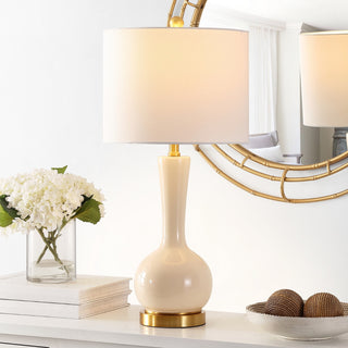Safavieh Gaetna TBL4255C Ivory Lamp Room Scene On Feature