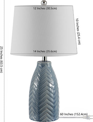 Safavieh Naji TBL4258A Blue Grey Lamp main image