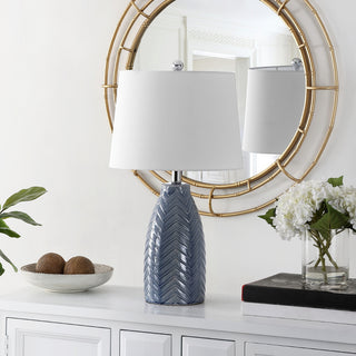 Safavieh Naji TBL4258A Blue Grey Lamp Room Scene Off Feature