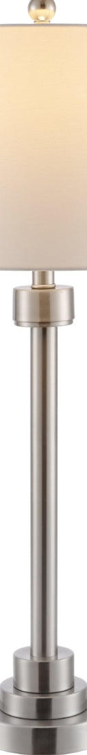 Safavieh Baxter TBL4262A Nickle Lamp Main On