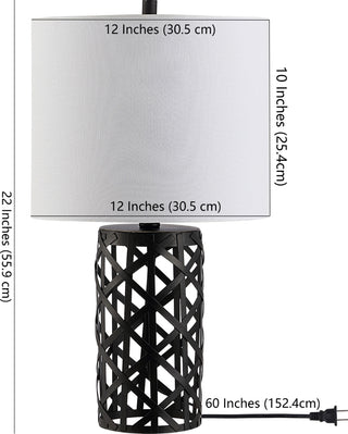 Safavieh Berny TBL4264A Black Lamp main image