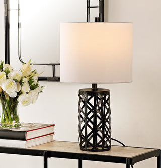 Safavieh Berny TBL4264A Black Lamp Room Scene On Feature