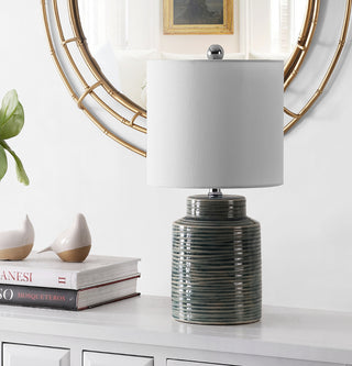 Safavieh Boris TBL4268A Blue Green Lamp Room Scene Off Feature