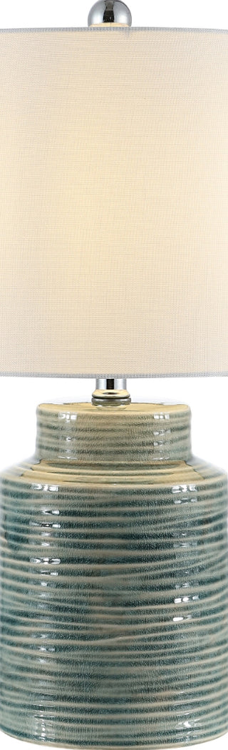 Safavieh Boris TBL4268A Blue Green Lamp Main On