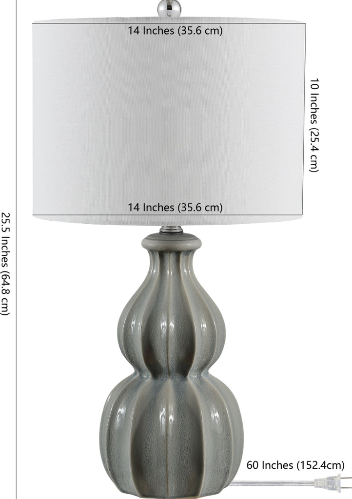 Safavieh Wade TBL4274A Grey Lamp main image