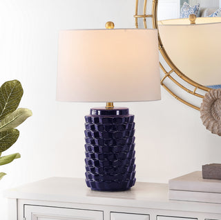 Safavieh Weldon TBL4275A Navy Lamp Room Scene On Feature