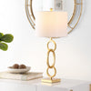 Safavieh Alaia TBL4276A Gold Lamp Room Scene On Feature