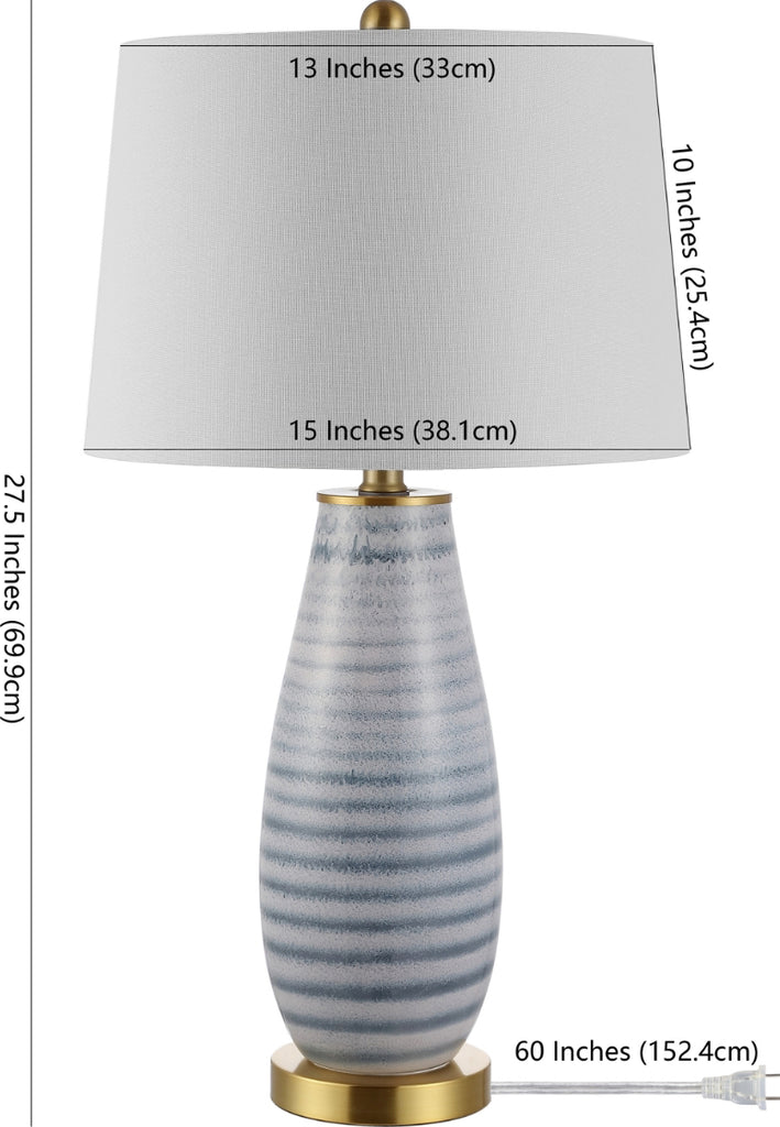 Safavieh Eliana TBL4278A Blue Lamp main image