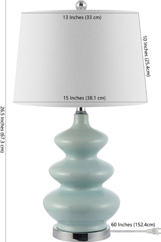 Safavieh Brielle TBL4282A Blue Lamp main image