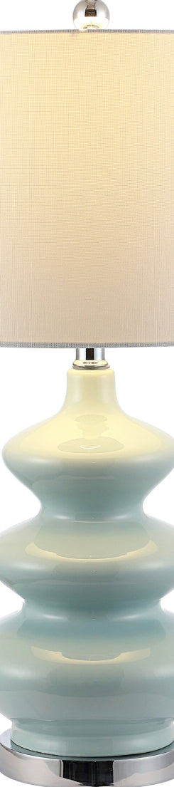 Safavieh Brielle TBL4282A Blue Lamp Main On