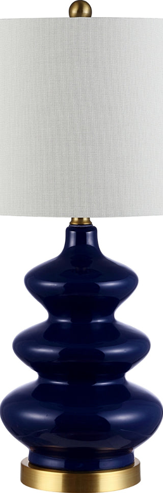 Safavieh Brielle TBL4282B Navy Lamp Main Off