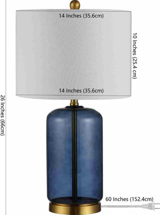 Safavieh Novah TBL4283B Blue Lamp main image