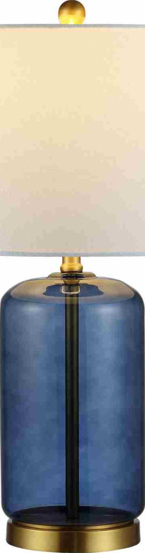 Safavieh Novah TBL4283B Blue Lamp Main On