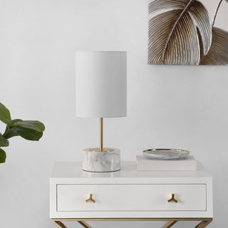 Safavieh Kamilah TBL4284A White Lamp Room Scene Off Feature