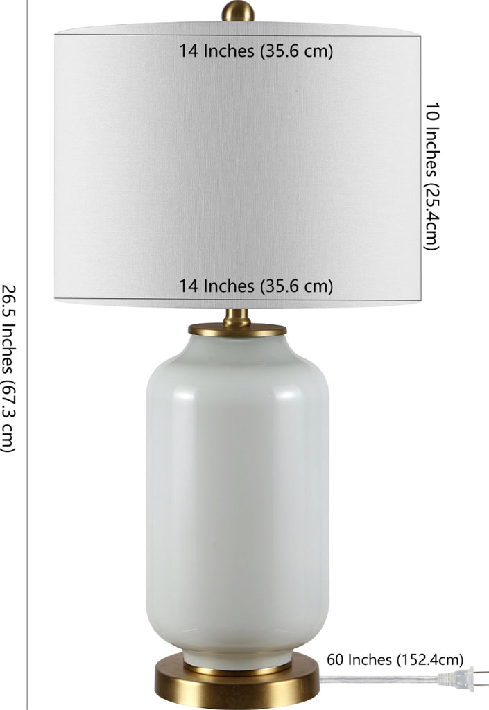 Safavieh Amaia TBL4285B White Lamp main image