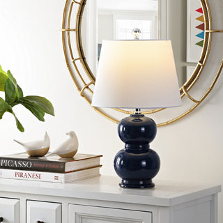 Safavieh Everlee TBL4286A Navy Lamp Room Scene On Feature