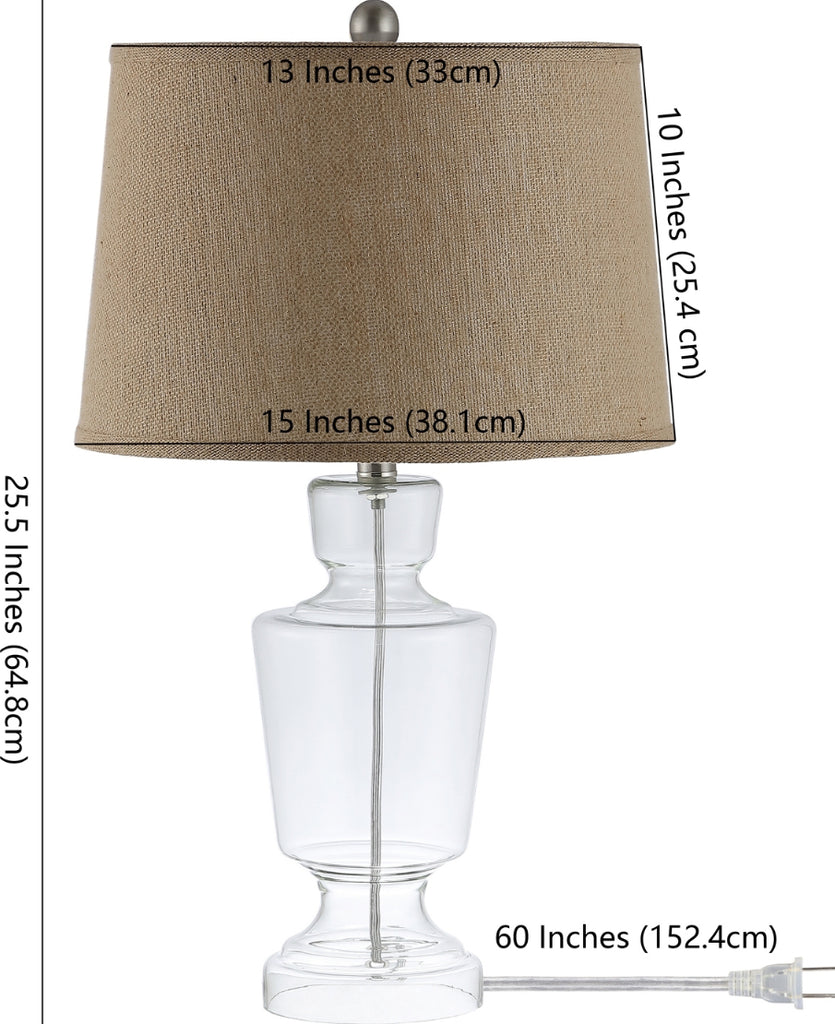 Safavieh Amby TBL4287A Clear Lamp main image