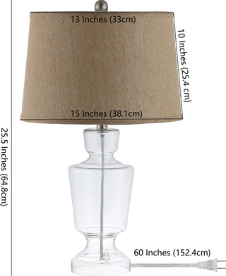 Safavieh Amby TBL4287A Clear Lamp main image