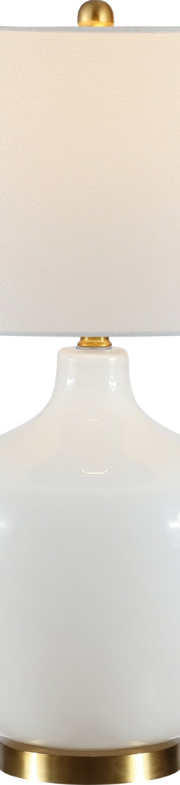 Safavieh Eugenie TBL4289A Antique White Lamp Main On