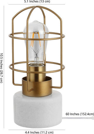 Safavieh Sadaf TBL4292A Brass / White Lamp main image