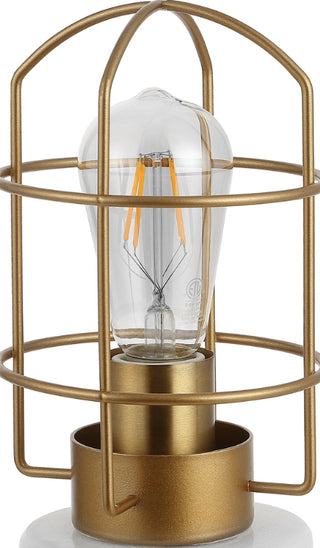 Safavieh Sadaf TBL4292A Brass / White Lamp Main Off