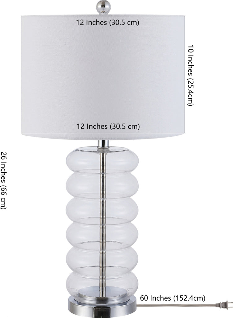 Safavieh Peli TBL4293A Clear Lamp main image