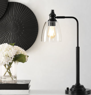 Safavieh Rino TBL4294A Black Lamp Room Scene On Feature