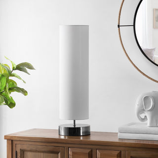 Safavieh Wick TBL4302A Nickle Lamp Room Scene Off Feature