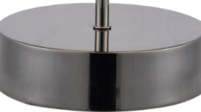 Safavieh Wick TBL4302A Nickle Lamp Main On