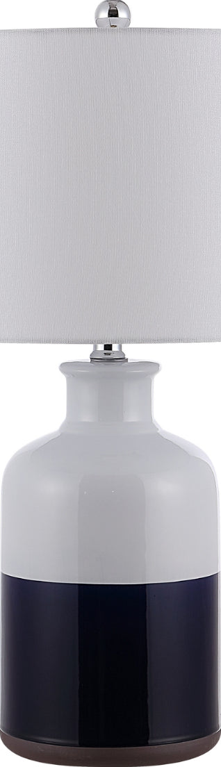 Safavieh Dani TBL4304A White / Navy Blue Lamp Main Off