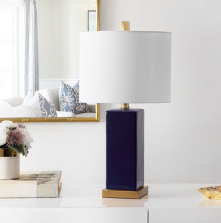 Safavieh Wendi TBL4305A Navy Blue Lamp Room Scene Off Feature