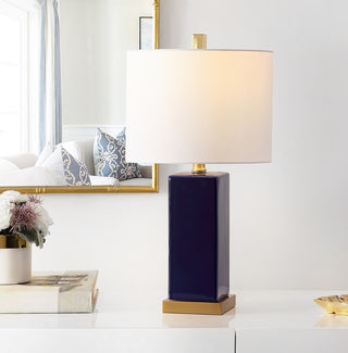 Safavieh Wendi TBL4305A Navy Blue Lamp Room Scene On Feature