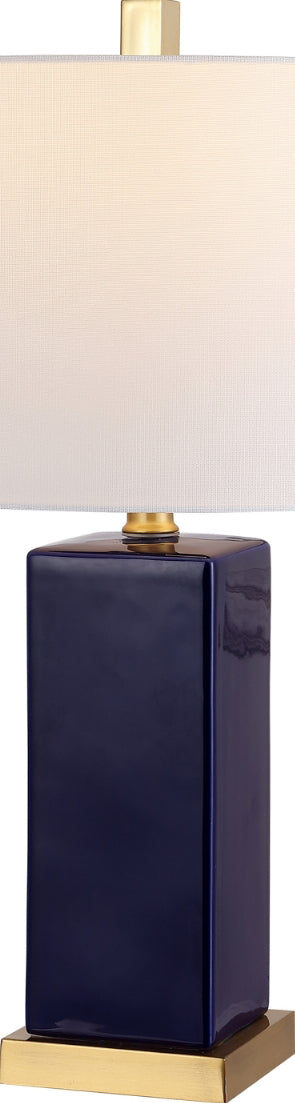Safavieh Wendi TBL4305A Navy Blue Lamp Main On