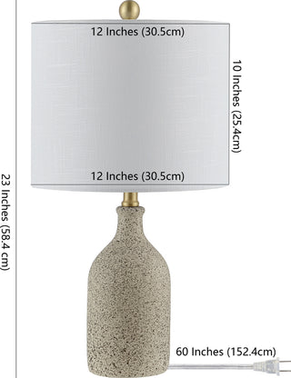 Safavieh Gunnar TBL4307A Grey Lamp main image