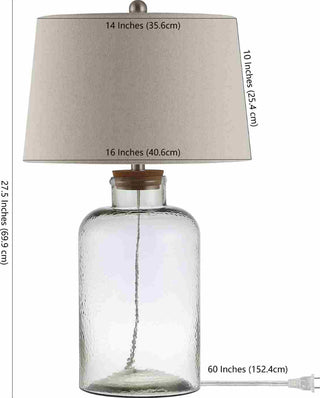 Safavieh Caden TBL4308A Clear Lamp main image