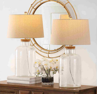 Safavieh Caden TBL4308A Clear Lamp Room Scene On Feature