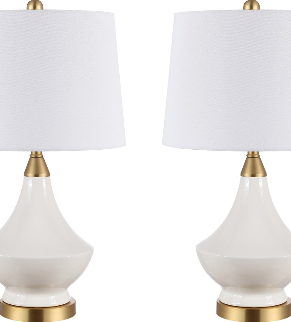 Safavieh Marlowe TBL4310A White Lamp main image