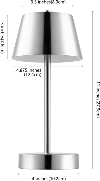 Safavieh Laita TBL4316A Nickle Lamp main image