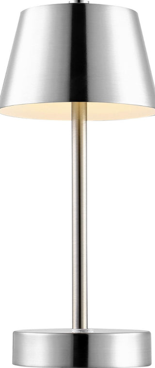 Safavieh Laita TBL4316A Nickle Lamp Main On