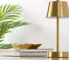 Safavieh Laita TBL4316B Brass Lamp Room Scene Off Feature