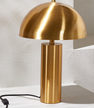 Safavieh Iria TBL4319A Gold Lamp Room Scene Off Feature